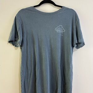RVCA Cloud Graphic Blue Tee